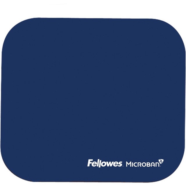 FELLOWES INC. 5933801 Fellowes Mouse Pad With Microban, 8in x 9in, Blue, 1 Each FELLOWES INC. 5933801 Fellowes Mouse Pad With Microban, 8in x 9in, Blue, 1 Each