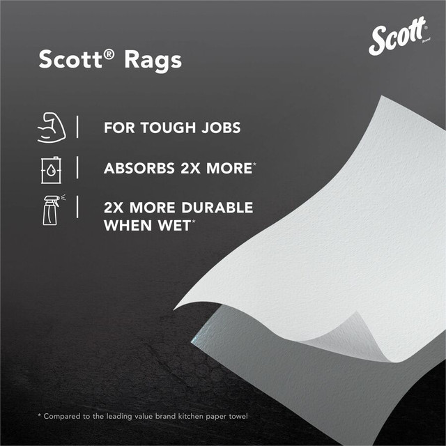 Kimberly-Clark Corporation Scott 75260CT Scott Rags In A Box™ Kimberly-Clark Corporation Scott 75260CT Scott Rags In A Box™