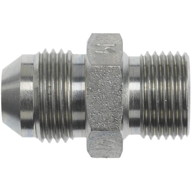 Brennan 7005-08-S08-16 Metal Compression Tube Fittings; Fitting Type: Straight ; Material: Steel ; End Connections: Tube OD ; Thread Size (mm): M16x1.5 ; Thread Size (Inch): 3/4-16 ; Thread Standard: SAE
