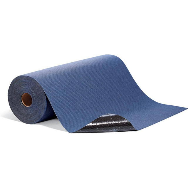 New Pig MAT32300-BL Pads, Rolls & Mats; Product Type: Roll ; Application: Paints; Stains; Solvents ; Overall Length (Feet): 100.00 ; Total Package Absorption Capacity: 0gal ; Material: Polypropylene; Polyester; Proprietary Adhesive Material
