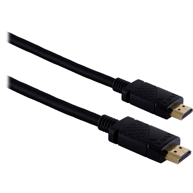 Enhance your HDTV viewing experience with the Ativa 6ft. Premium HDMI Cable with Ethernet. It supports resolutions up to 4K Ultra HD and features maximum shielding to minimize electromagnetic interference, boost data transfer and provide lossless surround sound. Additionally, built-in Ethernet transfers data at 10.2Gbps, making streaming easy.  Universally compatible - Easily connect HDMI-enabled Blu-ray and DVD players, streaming devices such as Roku, Apple TV and Amazon devices, gaming consoles like PlayStation and Xbox, computers and more to your TV or electronic display.  Superior performance - Supporting 3D, full HD 1080p and 4K Ultra HD, this 6ft., high-quality HDMI cable with Ethernet features lossless surround sound, data transfer speeds of 10.2Gbps (plus bandwidth) and more to ensure you receive the most out of your high-definition equipment.  Extended reach - This 6ft. black HDMI cable offers the perfect length for versatile gaming and home theater setups.  Maximum shielding - The durable cable cover shields against electromagnetic interference (EMI) to ensure a clear transmission and superior picture quality.  100% quality assured - This HDMI cable with Ethernet is built for performance and is backed by the manufacturer's one-year limited warranty. If you have any questions, please call 1-877-777-4357.  Have the right tools in place to prepare your workforce to work from anywhere.