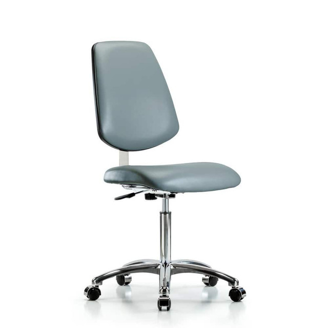 Blue Ridge Ergonomics MSC40401 Task Chair: Vinyl, Storm