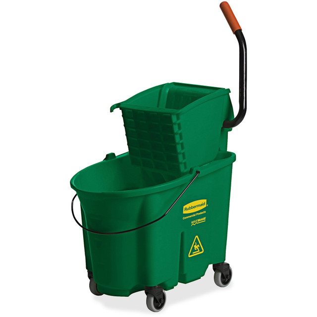 Rubbermaid Commercial Products Rubbermaid Commercial 758888GN Rubbermaid Commercial WaveBrake 35 QT Side Press & Wringer Rubbermaid Commercial Products Rubbermaid Commercial 758888GN Rubbermaid Commercial WaveBrake 35 QT Side Press & Wringer
