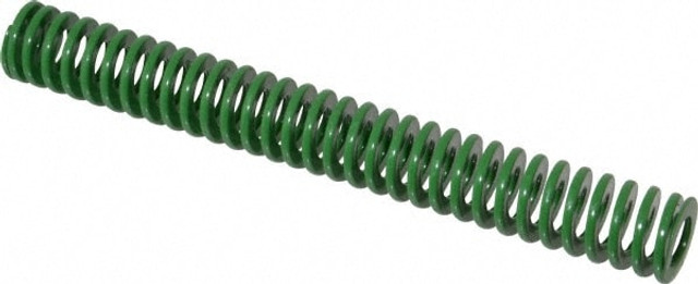 Dayton Lamina 9-1224-11 Die Spring: 3/4" Hole Dia, 3/8" Rod Dia, 6" Free Length, Green