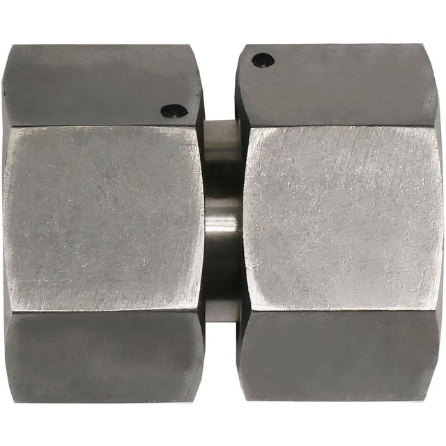 Brennan D6565-S10-S10-S Metal Compression Tube Fittings; Fitting Type: Straight ; Material: Stainless Steel ; Thread Standard: None ; Tube Inside Diameter: 10.000 ; Overall Length (Decimal Inch): 1.4173 ; Overall Length (mm): 36.0000