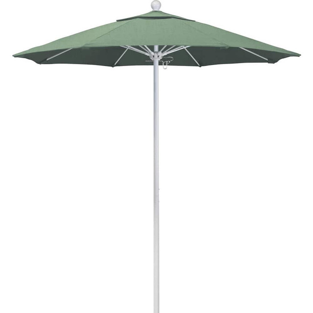 California Umbrella 194061620625 Patio Umbrellas; Fabric Color: Spa ; Base Included: No ; Fade Resistant: Yes ; Diameter (Feet): 7.5 ; Canopy Fabric: Pacifica