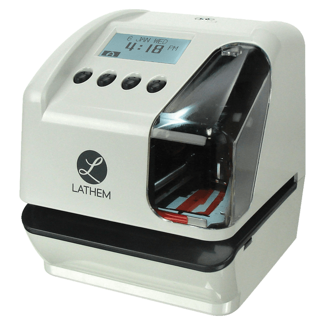 LATHEM TIME CORPORATION Lathem LT5000  LT5 Electronic Time and Date Stamp - Card Punch/Stamp - Digital - Time, Date Record Time