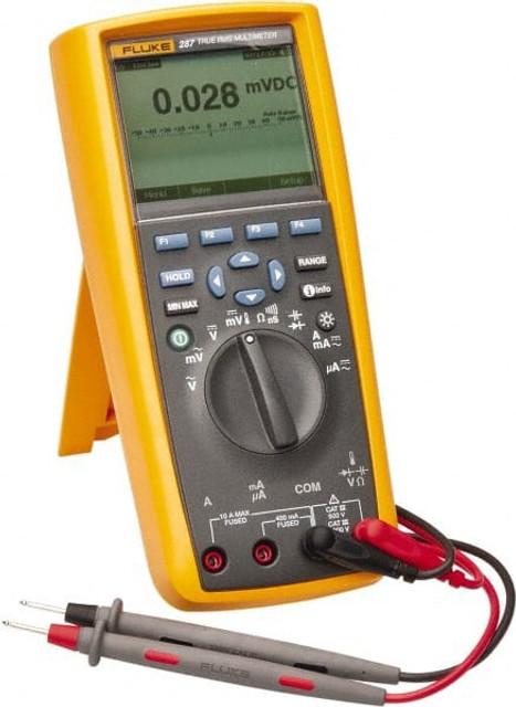 Fluke FLUKE-287 CAT III & CAT IV, Auto Ranging Digital Manual Ranging & True RMS Multimeter: 1,000 VAC/VDC