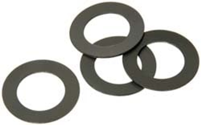 MSC Z8382 4" Screw Standard Flat Washer: Nylon, Gray Finish