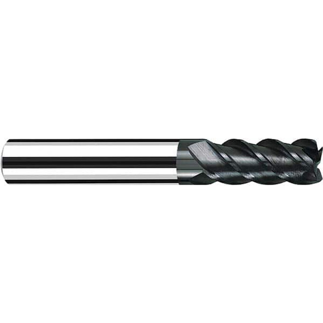 Fraisa B15640312 Square End Mill: 1/4" Dia, 3/4" LOC, 4 Flute, Solid Carbide