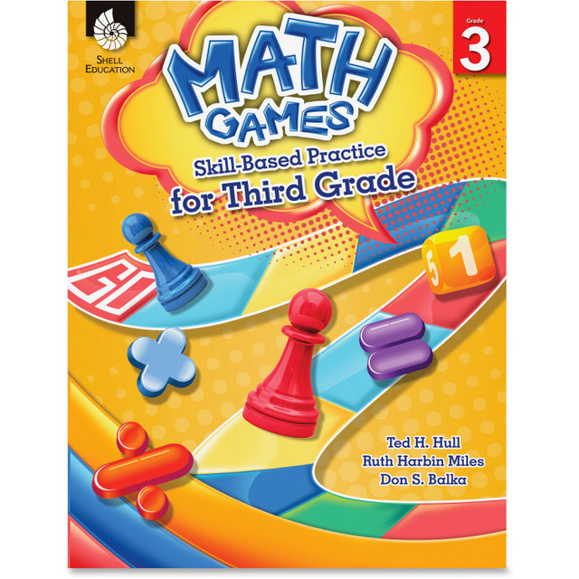 Shell Education 51290 Shell Education Grade 3 Math Games Skills-Based Practice Book by Ted H. Hull, Ruth Harbin Miles, Don S. Balka Printed Book by Ted H. Hull, Ruth Harbin Miles, Don Balka