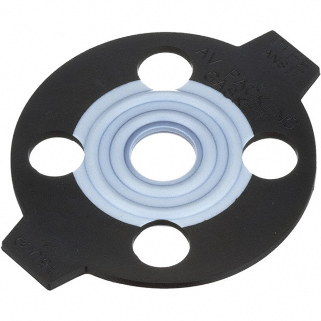 Asahi 3114007 Flange Gasket: For 3/4" Pipe, 0.9" ID, 3.9" OD, 0.0781" Thick, Polytetrafluoroethylene