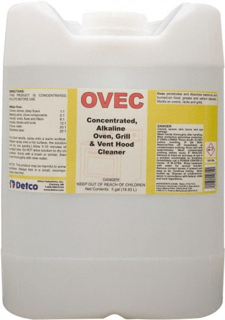 Detco 1261-C05 Ovec, 5 Gal Cube, Oven & Grill Cleaner