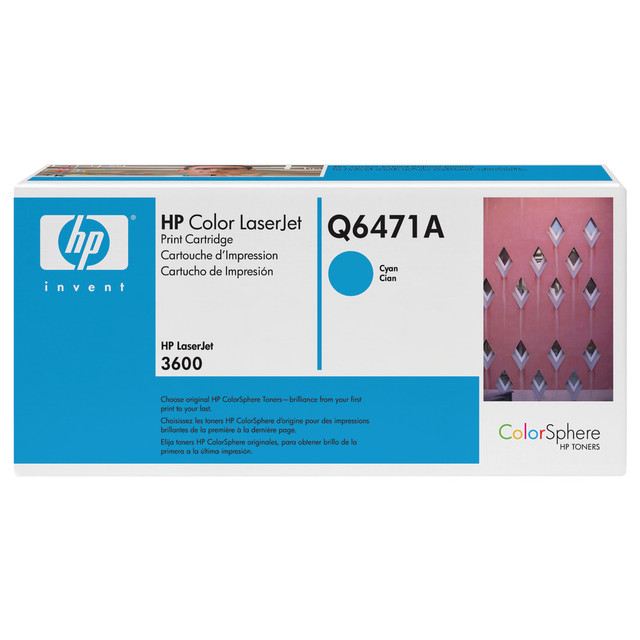 HP INC. Q6471AG HP 502A Cyan Toner Cartridge, Q6471AG