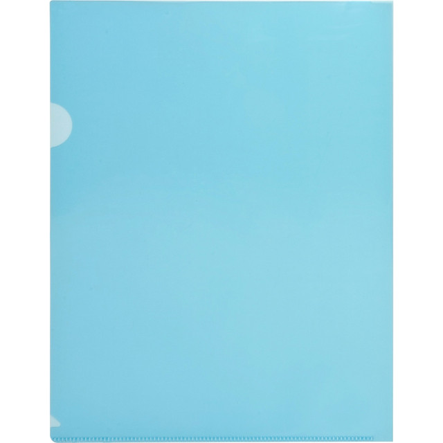 SP RICHARDS 00605 Sparco Transparent File Holders, Letter Size, Blue, Pack Of 10 SP RICHARDS 00605 Sparco Transparent File Holders, Letter Size, Blue, Pack Of 10
