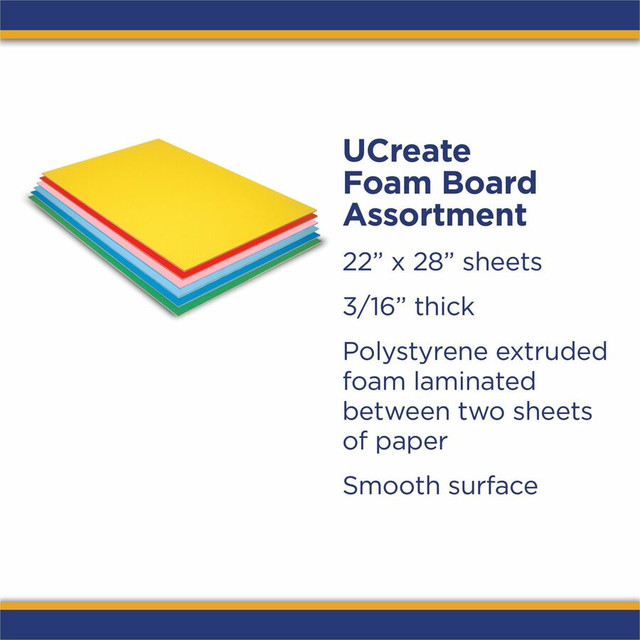 Dixon Ticonderoga Company Dixon 5512 UCreate Economy Foam Boards Dixon Ticonderoga Company Dixon 5512 UCreate Economy Foam Boards