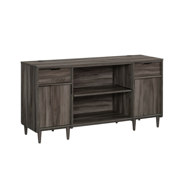 SAUDER WOODWORKING CO. 429507 Sauder Clifford Place 60inW Credenza, Jet Acacia