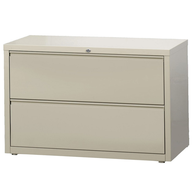 OFFICE DEPOT WorkPro HID19056  42inW x 18-5/8inD Lateral 2-Drawer File Cabinet, Putty