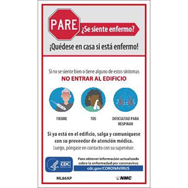 AccuformNMC Safety Label: Rectangle & Square, 3" Wide, 5" High ML85AP