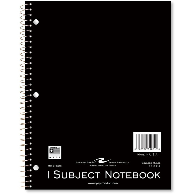 Roaring Spring Paper Products Roaring Spring 11281cs Roaring Spring 1-Subject Notebook