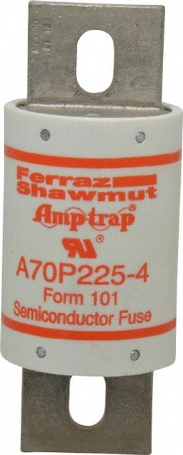 Ferraz Shawmut A70P225-4 Blade Fast-Acting Fuse: 225 A, 5-3/32" OAL, 2" Dia