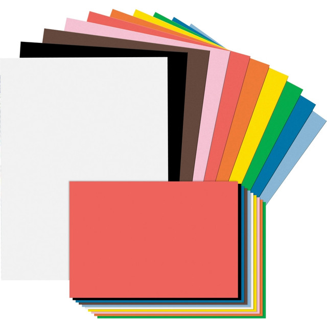 PACON CORPORATION 104120 Tru-Ray Construction Paper Combo Case, 12in x 9in And 18in x 12in, 746 Lb, Assorted Colors