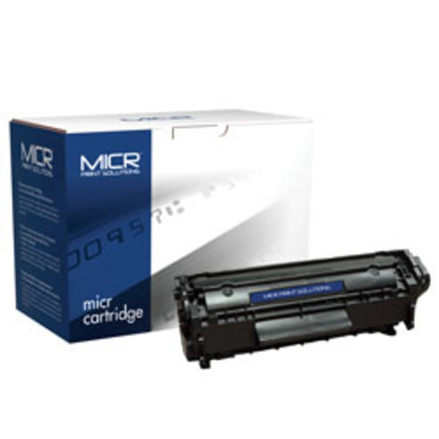 CLOVER TECHNOLOGIES GROUP, LLC MICR Print Solutions 12AM  Black Toner Cartridge Replacement For HP 12A, Q2612A, MCR12AM