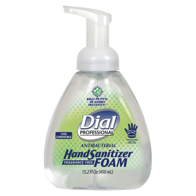 THE DIAL CORPORATION Dial 06040  Foam Hand Sanitizer, 15.2 Oz