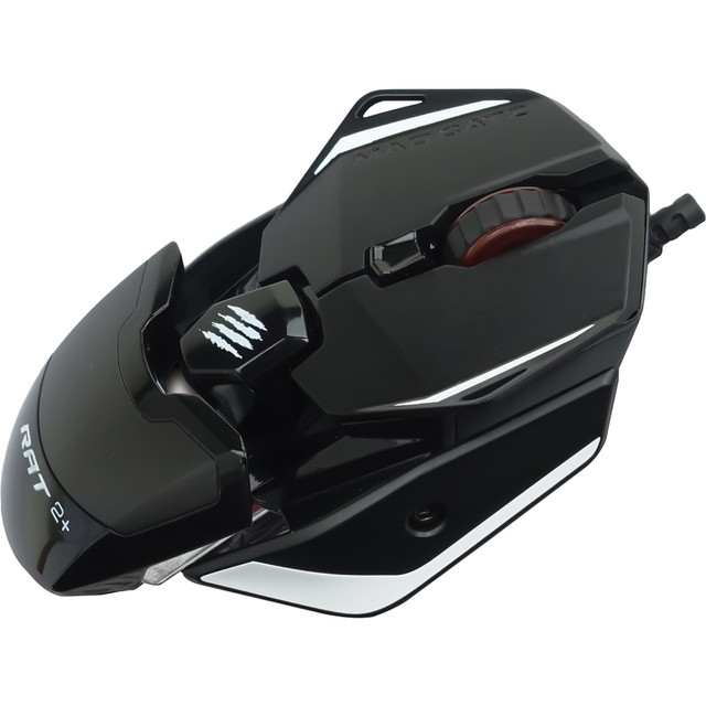 Mad Catz, Inc Mad Catz MR02MCAMBL00 Mad Catz The Authentic R.A.T. 2+ Optical Gaming Mouse