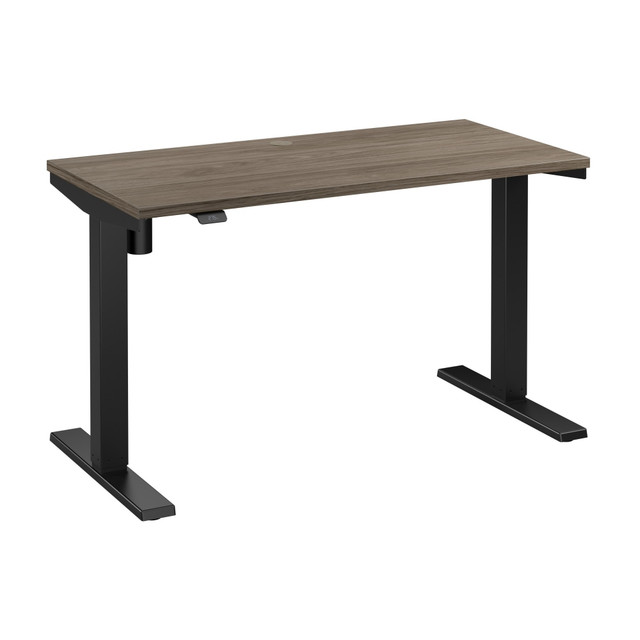 BUSH INDUSTRIES INC. M4S4824MHBK Bush Business Furniture Move 40 Series Electric 48inW x 24inD Electric Height-Adjustable Standing Desk, Modern Hickory/Black, Standard Delivery BUSH INDUSTRIES INC. M4S4824MHBK Bush Business Furniture Move 40 Series Electric 48inW x 24inD Electric Height-Adjustable Standing Desk, Modern Hickory/Black, Standard Delivery