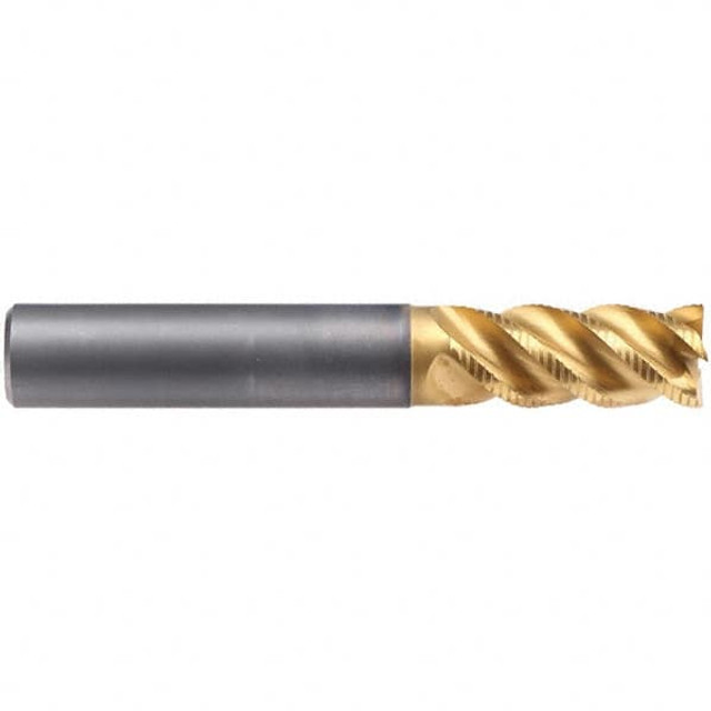 Emuge 2648TZ.010 10mm Diam 4-Flute 45° Solid Carbide Square Roughing & Finishing End Mill