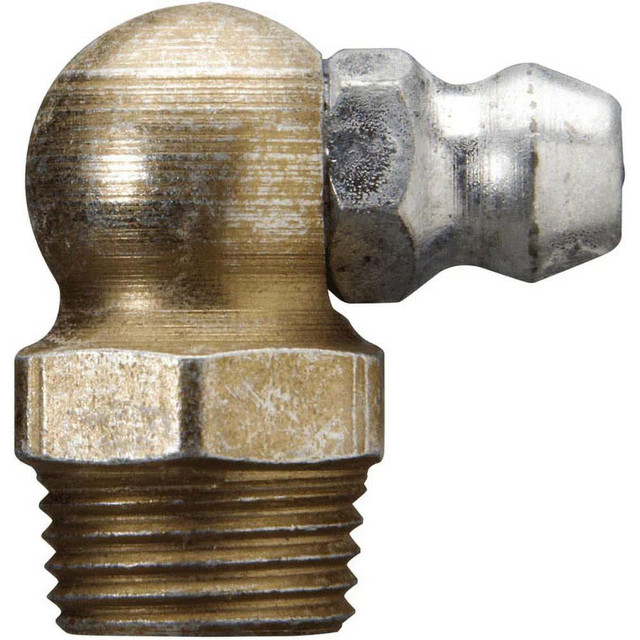 Alemite 1723-B Thread-Forming Grease Fitting: 90 ° Head, 1/8" Taper