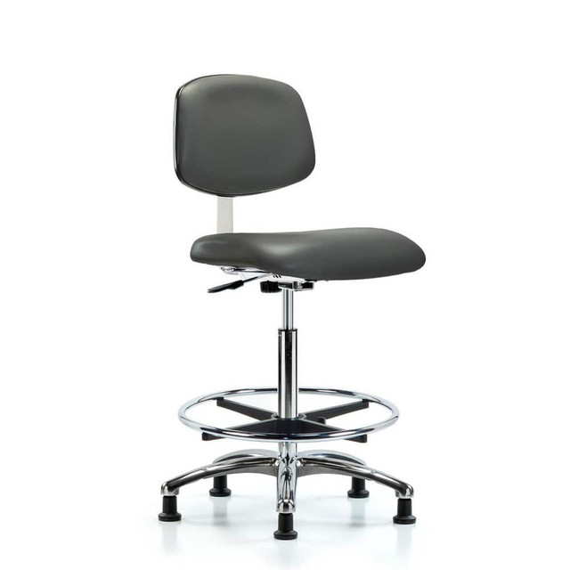 Blue Ridge Ergonomics MSC40267 Task Chair: Vinyl, Carbon