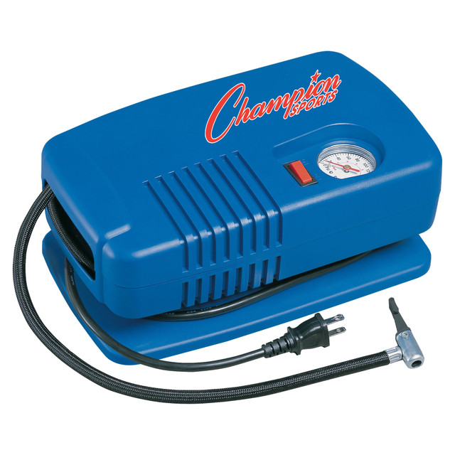 CHAMPION SPORTS EP1500 Deluxe Electric Inflating Pump - Blue CHAMPION SPORTS EP1500 Deluxe Electric Inflating Pump - Blue