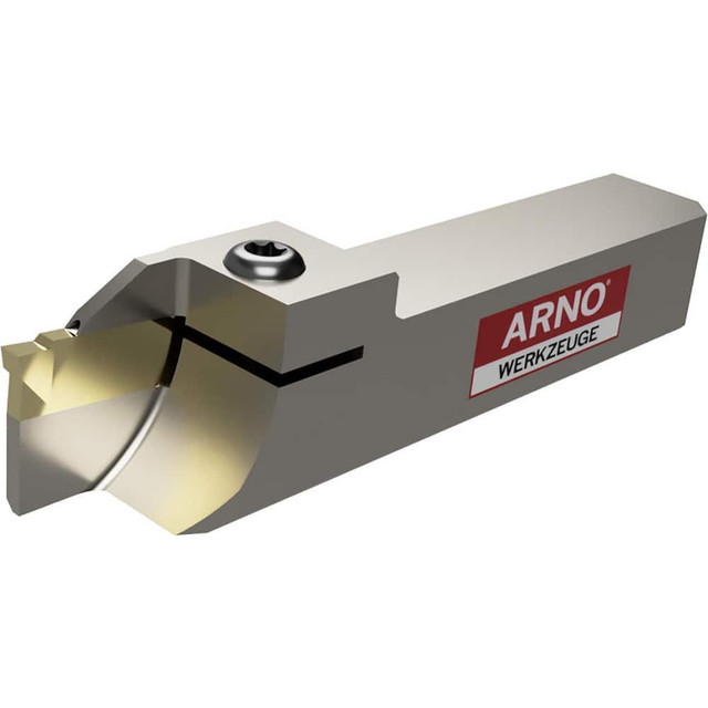 Arno 116151 Indexable Cut-Off Toolholders; Hand of Holder: Left Hand ; Maximum Depth of Cut (Decimal Inch): 0.6693 ; Maximum Workpiece Diameter (Decimal Inch): 1.3386 ; Toolholder Style: ARNO Fast Change ; Multi-use Tool: No ; Compatible Insert Size 