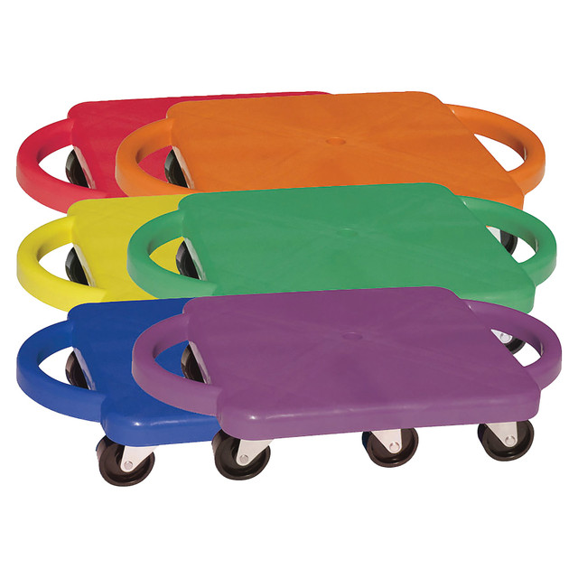 CHAMPION SPORTS PGHSET Standard Scooter Set w/Handles - Blue, Green, Orange, Red, Yellow, Purple - Plastic CHAMPION SPORTS PGHSET Standard Scooter Set w/Handles - Blue, Green, Orange, Red, Yellow, Purple - Plastic