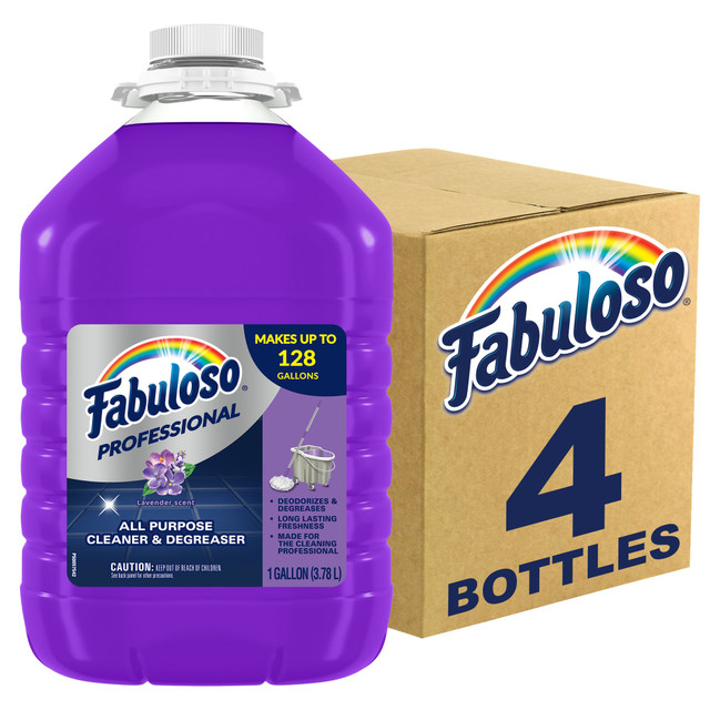 COLGATE-PALMOLIVE,IPD 05253CT Fabuloso All-Purpose Cleaner, Lavender Scent, 1 Gallon, Case Of 4 Bottles