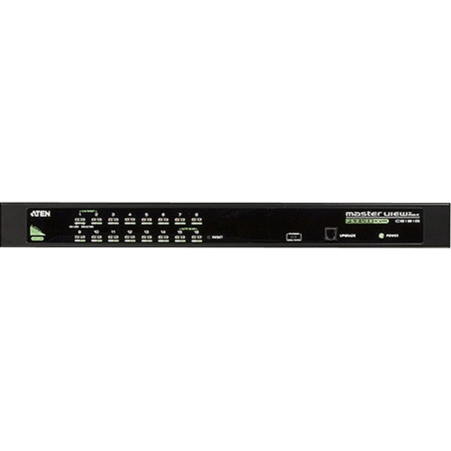 ATEN TECHNOLOGIES ATEN CS1316  CS1316 KVM Switch - 16 x 1 - 16 x SPHD-15 Keyboard/Mouse/Video - 1U - Rack-mountable