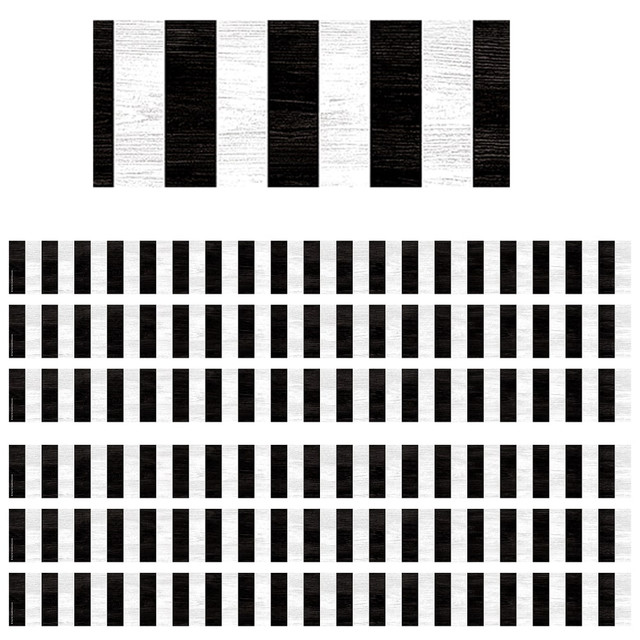 Create a special bulletin board theme with these vibrant border trim strips.  Use this colorful border trim to liven up your classroom!  Create fresh looks for bulletin boards, windows, walls, and class projects.  Layer them for extra impact. Or mix and match them with coordinating products (stickers, notepads, awards, etc.) to promote a classroom theme  Each pack includes 12 strips that total 35ft.