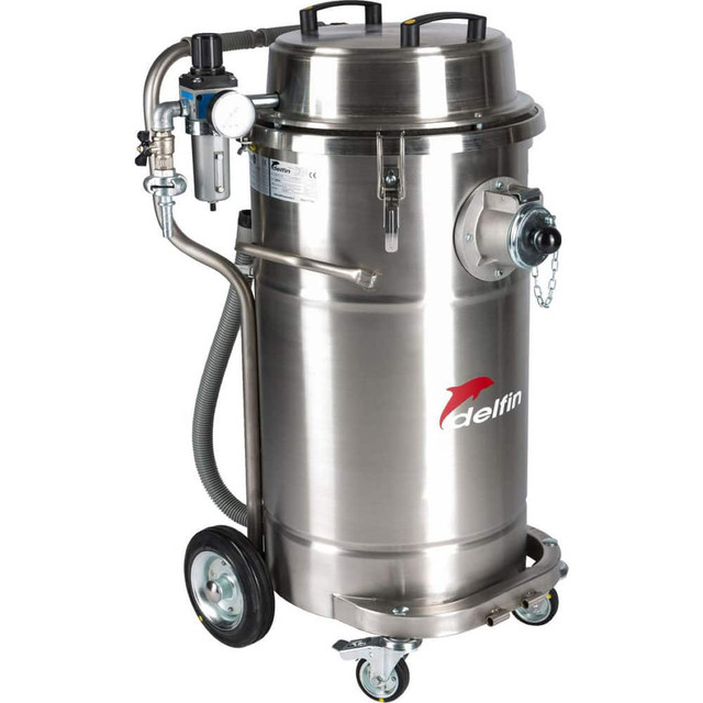 Delfin V723 HEPA & Critical Vacuum Cleaners; Vacuum Type: Industrial Vacuum ; Power Source: Air ; Filtration Type: Unrated ; Maximum Air Flow: 176.6 ; Bag Included: No ; Vacuum Collection Type: Canister