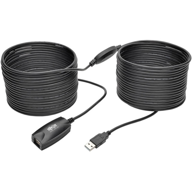 TRIPP LITE U026-15M Eaton Tripp Lite Series 15M USB 2.0 Hi-Speed Active Extension Repeater Cable USB-A M/F 49 ft. - USB extension cable - USB (M) to USB (F) - USB 2.0 - 49 ft - active - black TRIPP LITE U026-15M Eaton Tripp Lite Series 15M USB 2.0 Hi-Speed Active Extension Repeater Cable USB-A M/F 49 ft. - USB extension cable - USB (M) to USB (F) - USB 2.0 - 49 ft - active - black