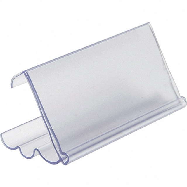 Aigner Label Holder WRS-1256 Label Holders; Backing: Snap-On ; Width (Inch): 1-1/4 ; Length (Inch): 6 ; Color: Clear