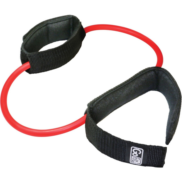 GOFIT L.L.C. GF-CUFF-M/H GoFit Resist-a-Cuffs (Medium to Heavy Resistance/Red) - Red - Rubber