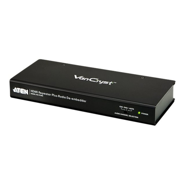 ATEN TECHNOLOGIES VC880 ATEN VanCryst VC880 HDMI Repeater Plus Audio De-embedder - Video/audio extender - for P/N: VE1812-AT-E, VE8952T-AT-E