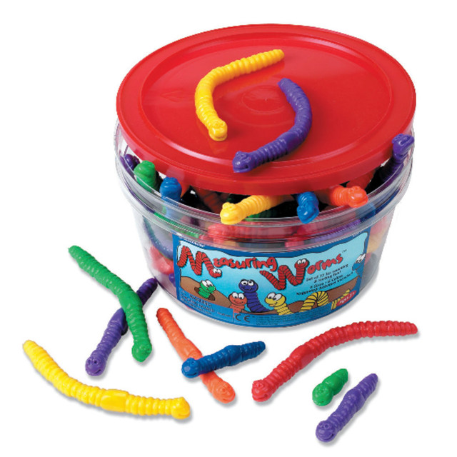 LEARNING RESOURCES, INC. Learning Resources LER0176  Math Manipulatives, Measuring Worms, Set Of 72