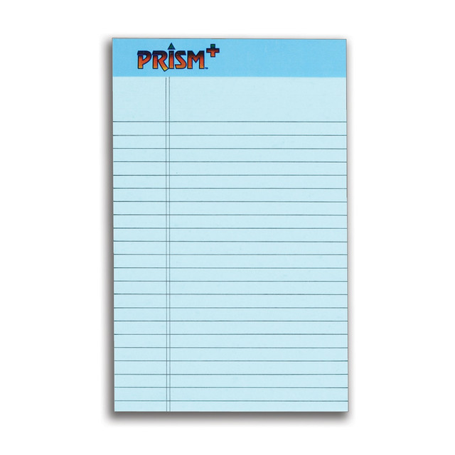 TOPS BUSINESS FORMS TOPS 63020  + Color Writing Pads, 5in x 8in, 100% Recycled, Legal Ruled, 25 Sheets, Blue, Pack Of 12 Pads