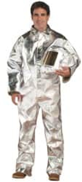 PRO-SAFE AL04-CK-L Coverall: Large, Aluminized Carbon Kevlar