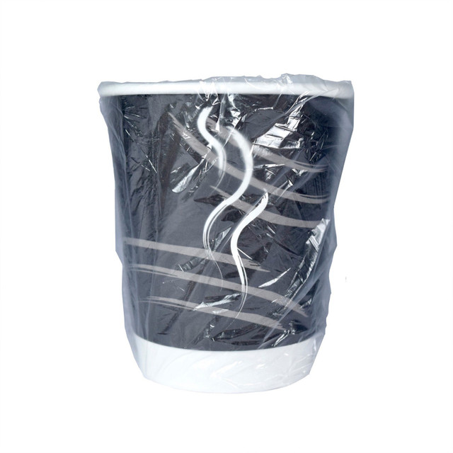 RDI-USA INC RDI CPDBW9BLK RDI 9 oz Double Wall Wrapped Hot Paper Cups