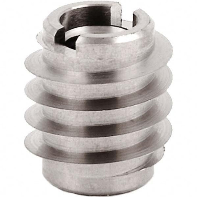 E-Z LOK 400-006-CR Hex Drive & Slotted Drive Threaded Inserts; Product Type: Knife ; Thread Size: #6-32 ; Material: Stainless Steel ; Insert Diameter: 0.25 ; Overall Length: 0.375