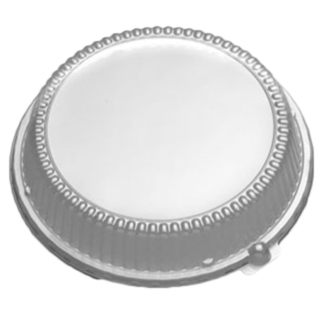 D&W PACKAGING CaterLuxe CL210-100  High Dome Plate Lids, 10-1/4in, Clear, Pack Of 200 Lids